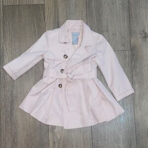 Tahari Light Pink Girls Raincoat